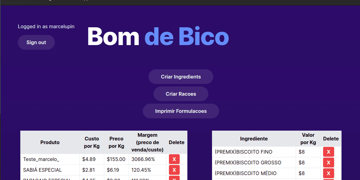 Good Beak - Animal Food Recipes project image